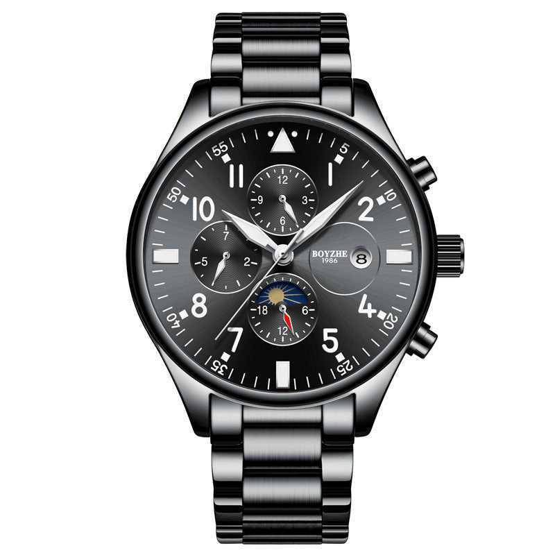 Automatic Mechanical Watch Steel Belt