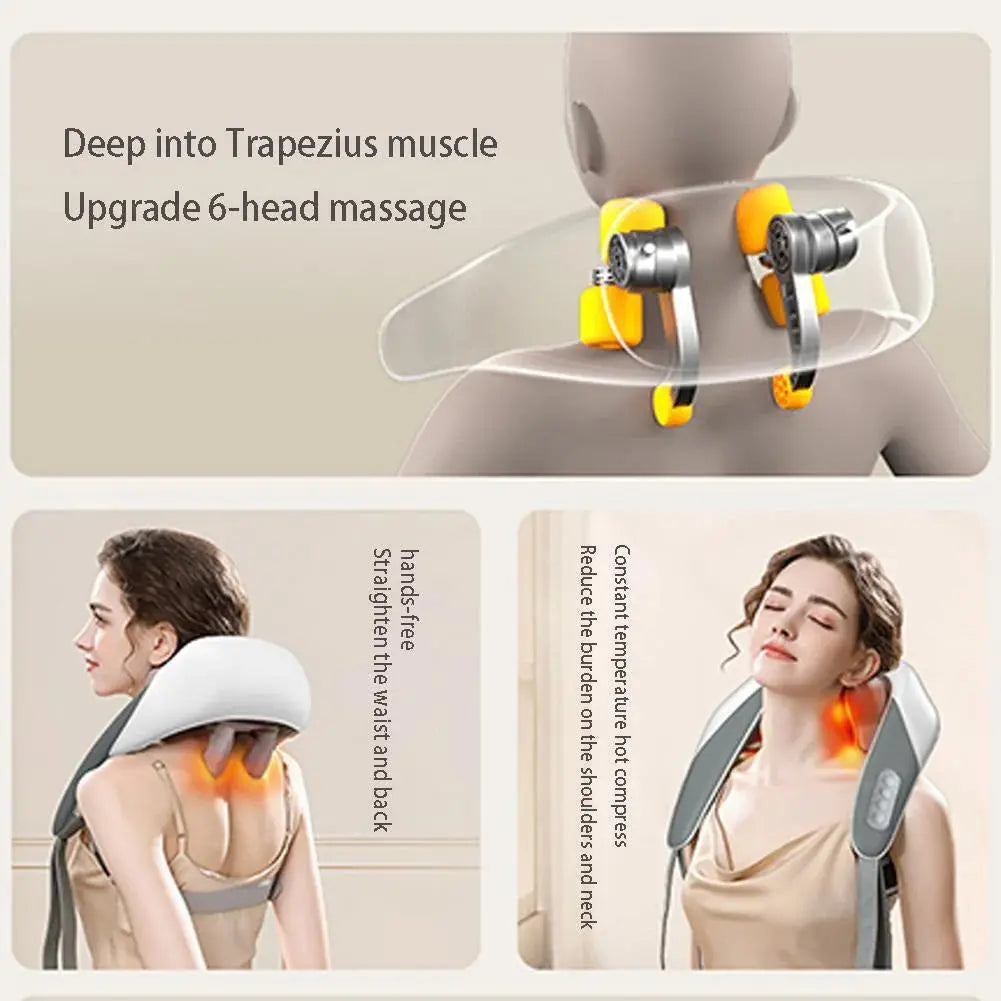 Full-Body Kneading Massager – For Neck, Shoulder, Back & Waist Relief