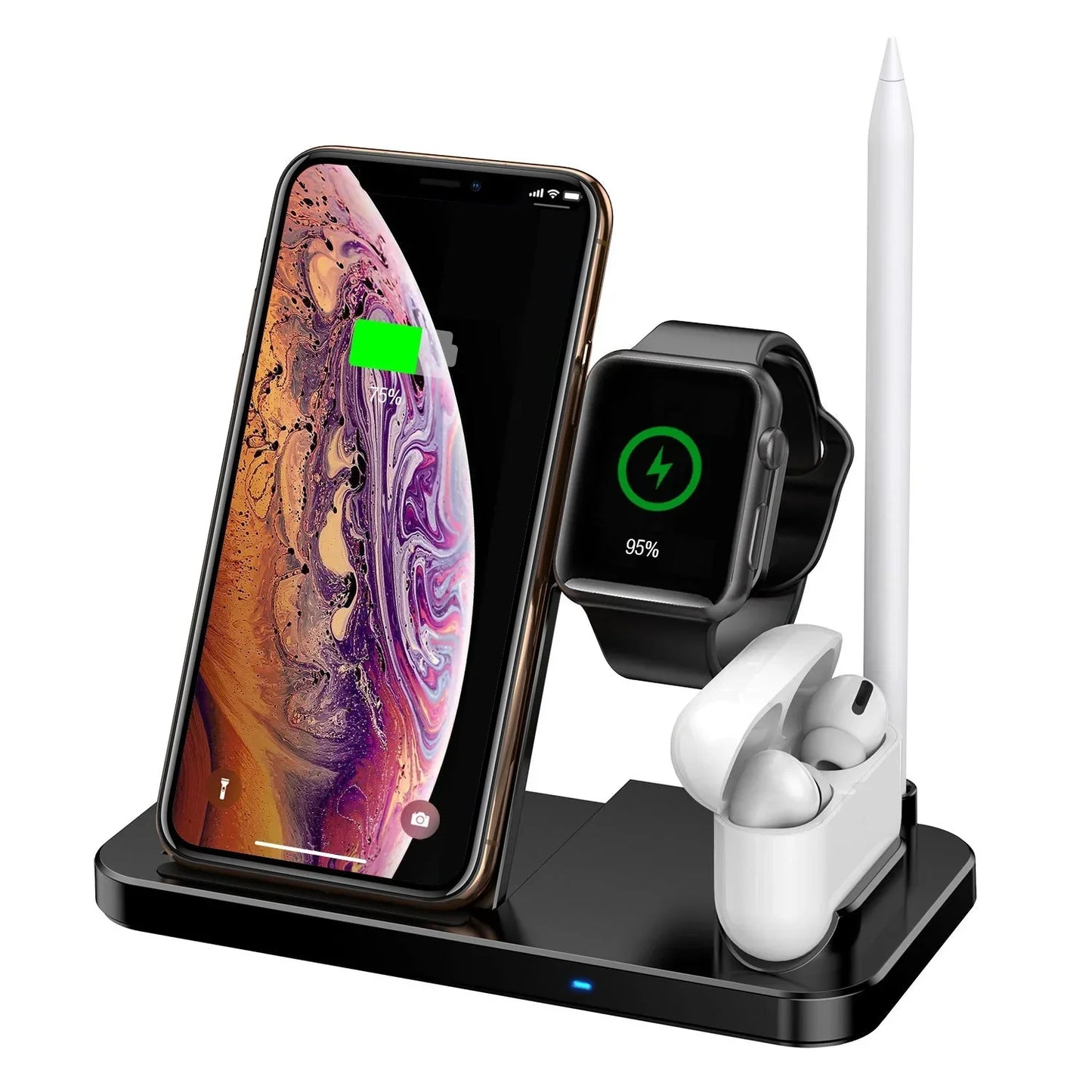 Three-in-one Wireless Charger Portable Folding